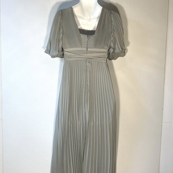 ASOS SZ 10 Grecian Style Formal Bridesmaid Prom Mother of Bride Black Tie Prom - Picture 7 of 9